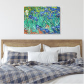 Irises van Vincent van Gogh Canvas Afdruk (Insitu (Slaapkamer))