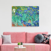 Irises van Vincent van Gogh Canvas Afdruk (Insitu (Woonkamer))