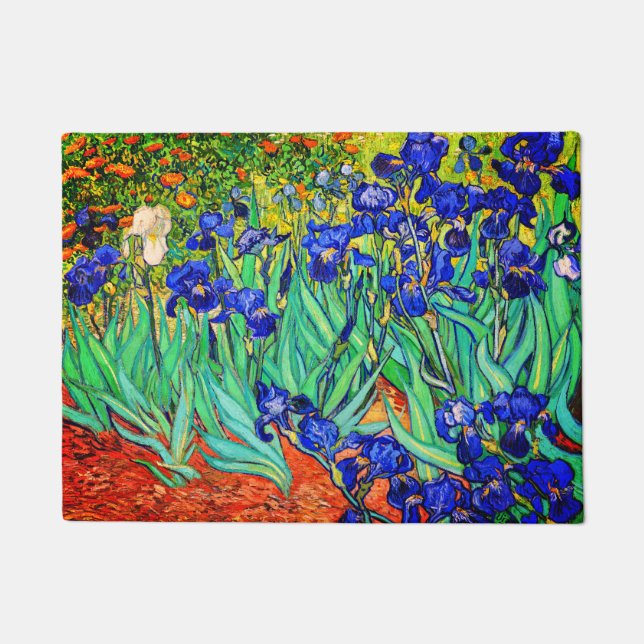 Irises van Vincent Van Gogh Deurmat (Voorkant)