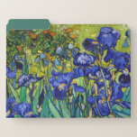 Irises van Vincent van Gogh Documentenmap<br><div class="desc">Irises van Vincent van Gogh,  1889.</div>