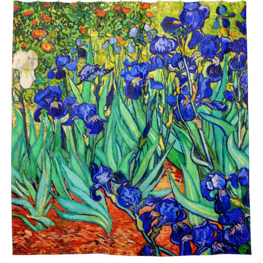 Irises van Vincent Van Gogh Douchegordijn (Voorkant)