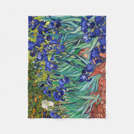 Irises van Vincent van Gogh Fleece Deken (Voorkant)