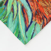 Irises van Vincent Van Gogh Fleece Deken (Hoek)