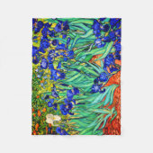 Irises van Vincent Van Gogh Fleece Deken (Voorkant)