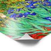 Irises van Vincent Van Gogh Foto Afdruk (Hoek)