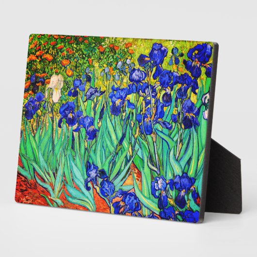 Irises van Vincent Van Gogh Fotoplaat (Zijkant)