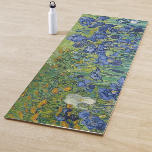 Irises van Vincent van Gogh GalleryHD Floral Art Yogamat (In situ)