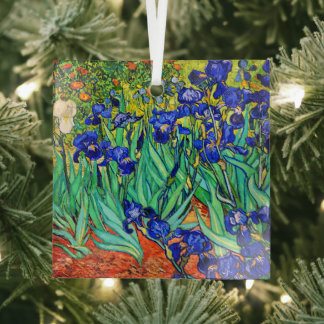 Irises van Vincent Van Gogh Glas Ornament
