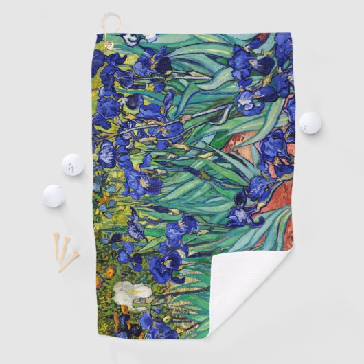 Irises van Vincent van Gogh Golfhanddoek (Insitu)