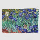 Irises van Vincent van Gogh Golfhanddoek (Horizontaal)