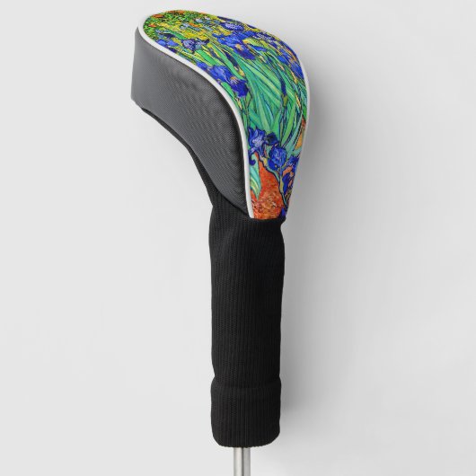 Irises van Vincent Van Gogh Golfheadcover (Schuin)