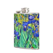 Irises van Vincent Van Gogh Heupfles (Links)