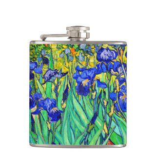 Irises van Vincent Van Gogh Heupfles