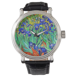 Irises van Vincent Van Gogh Horloge
