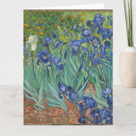 Irises van Vincent Van Gogh Kaart