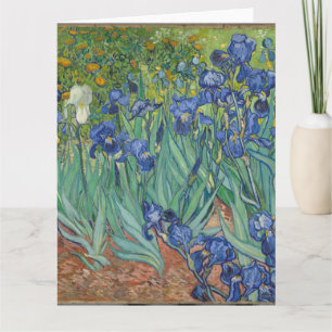 Irises van Vincent Van Gogh Kaart