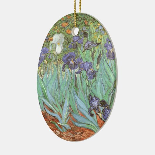 Irises van Vincent van Gogh Keramisch Ornament (Links)