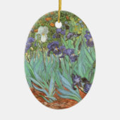 Irises van Vincent van Gogh Keramisch Ornament (Voorkant)