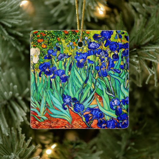 Irises van Vincent Van Gogh Keramisch Ornament (Boom)