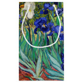 Irises van Vincent van Gogh Klein Cadeauzakje (Achterkant)
