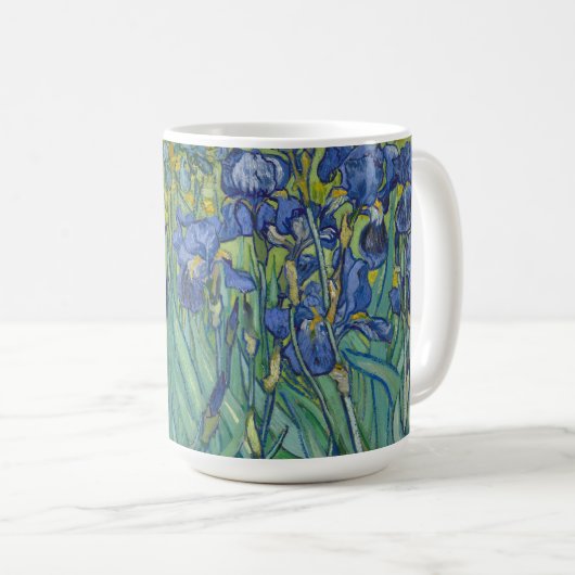 Irises van Vincent Van Gogh Koffiemok (Voorkant rechts)