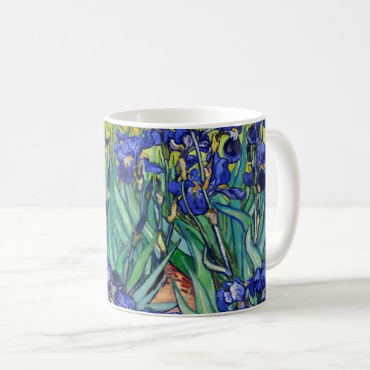 Irises van Vincent van Gogh Koffiemok (Voorkant rechts)
