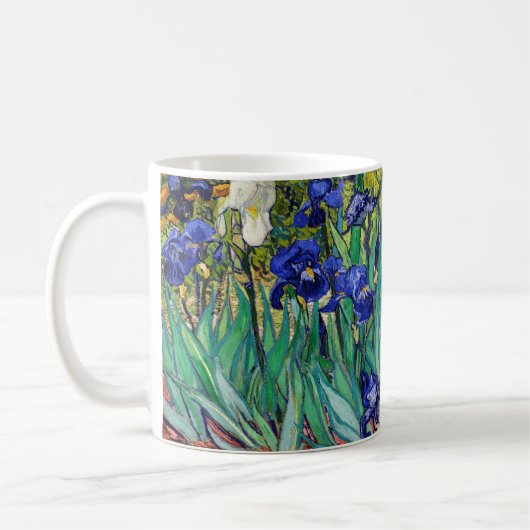Irises van Vincent van Gogh Koffiemok (Links)