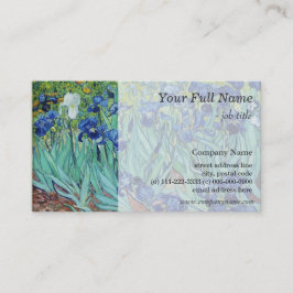 Irises van Vincent van Gogh.  kunst Visitekaartje