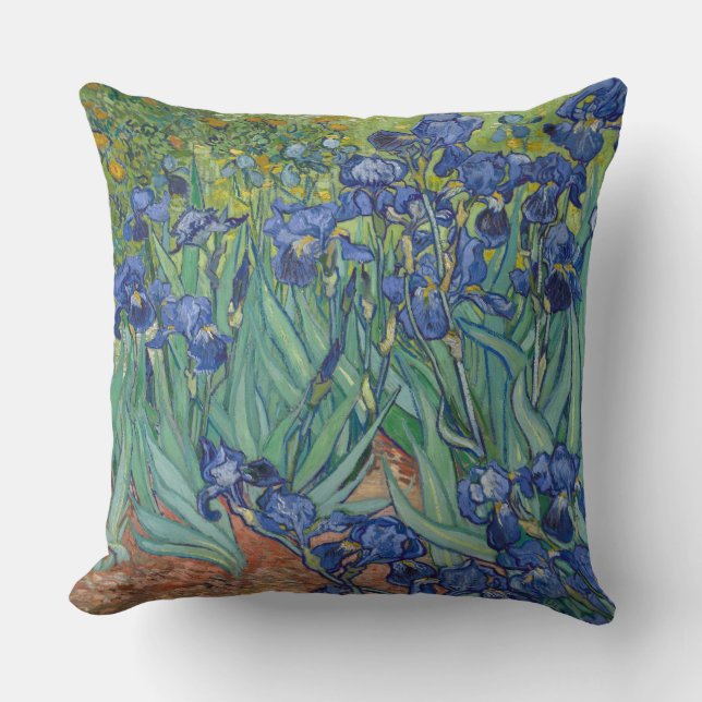 Irises van Vincent Van Gogh Kussen (Voorkant)