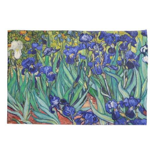 Irises van Vincent van Gogh Kussensloop (Achterkant)