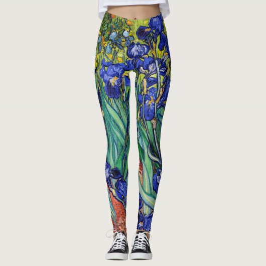 Irises van Vincent van Gogh Leggings (Voorkant)