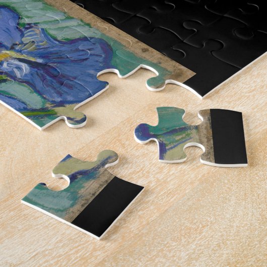 "Irises" van Vincent van Gogh Legpuzzel (Zijkant)