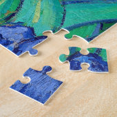 Irises van Vincent Van Gogh Legpuzzel (Zijkant)
