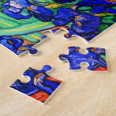 Irises van Vincent Van Gogh Legpuzzel (Zijkant)