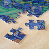Irises van Vincent Van Gogh Legpuzzel (Zijkant)
