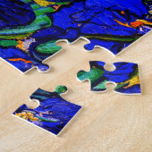 Irises van Vincent Van Gogh Legpuzzel (Zijkant)