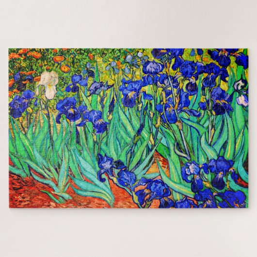 Irises van Vincent Van Gogh Legpuzzel (Horizontaal)