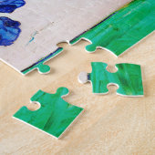 Irises van Vincent Van Gogh Legpuzzel (Zijkant)
