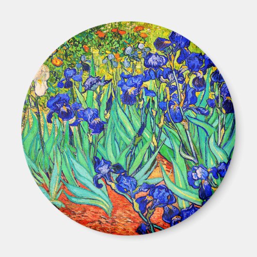 Irises van Vincent Van Gogh Magneet (Voorkant)