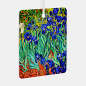 Irises van Vincent Van Gogh Metalen Ornament (Voorkant Rechts)