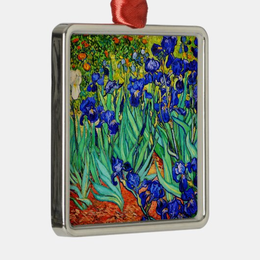 Irises van Vincent Van Gogh Metalen Ornament (Rechts)