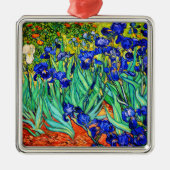 Irises van Vincent Van Gogh Metalen Ornament (Voorkant)