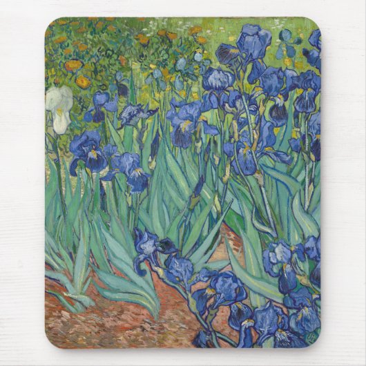 Irises van Vincent Van Gogh Muismat (Voorkant)