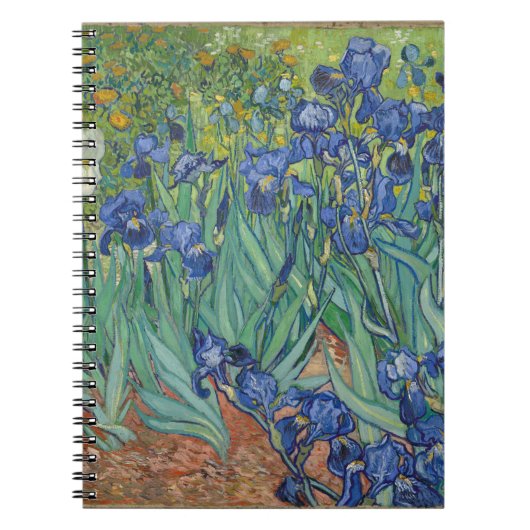 Irises van Vincent Van Gogh Notitieboek (Voorkant)