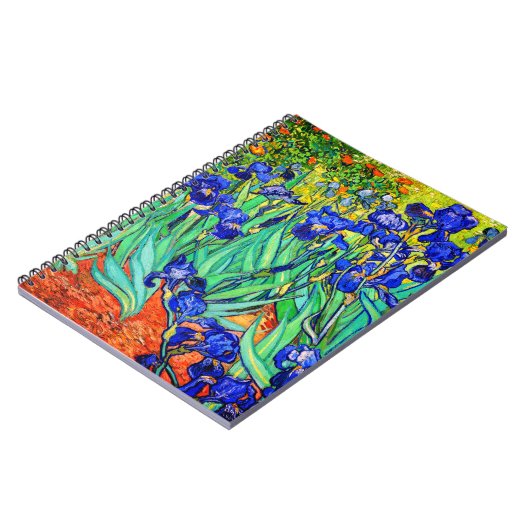 Irises van Vincent Van Gogh Notitieboek (Linkerzijde)