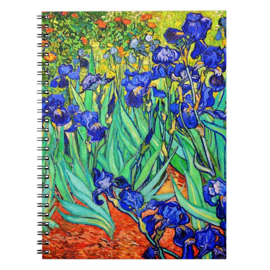 Irises van Vincent Van Gogh Notitieboek (Voorkant)
