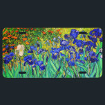 Irises van Vincent Van Gogh Nummerplaat<br><div class="desc">Vincent Van Gogh Iopen . Het schilderij dat hij in 1889 in Saint-Paul-de-Mausole Asiel in Saint-Rémy-de-Provence in Frankrijk heeft gemaakt, is in 1889 getekend. Het is een oliefilter. Dit mooie kunstschilderij toont een gebied van irisbloem-planten. Vincent Van Gogh was een beroemde kunstenaar. Hij was een nederlandse post-impressionistische schilder. Dit schilderij...</div>