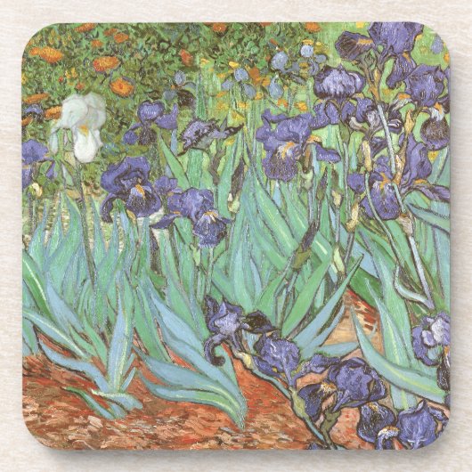Irises van Vincent van Gogh Onderzetter (Voorkant)