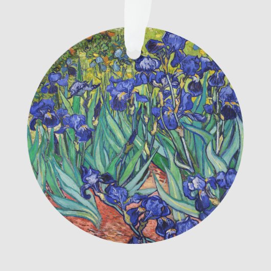 Irises van Vincent van Gogh Ornament (voorkant)