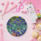 Irises van Vincent van Gogh Papieren Bordje (Feest)